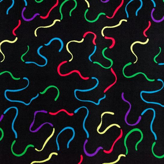 Neon Black Light Carpet